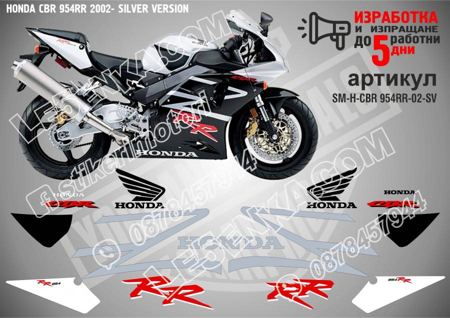 Honda CBR 954rr 2002- Silver Version