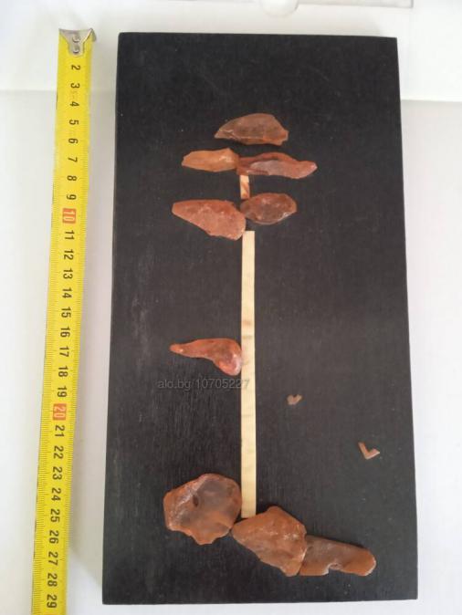 Картина с балтийски кехлибар 29 15 см