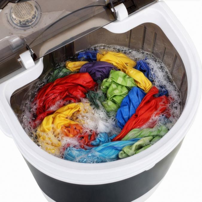 Преносима мини пералня Adler с центрофуга до 4 кг - Компактно решение