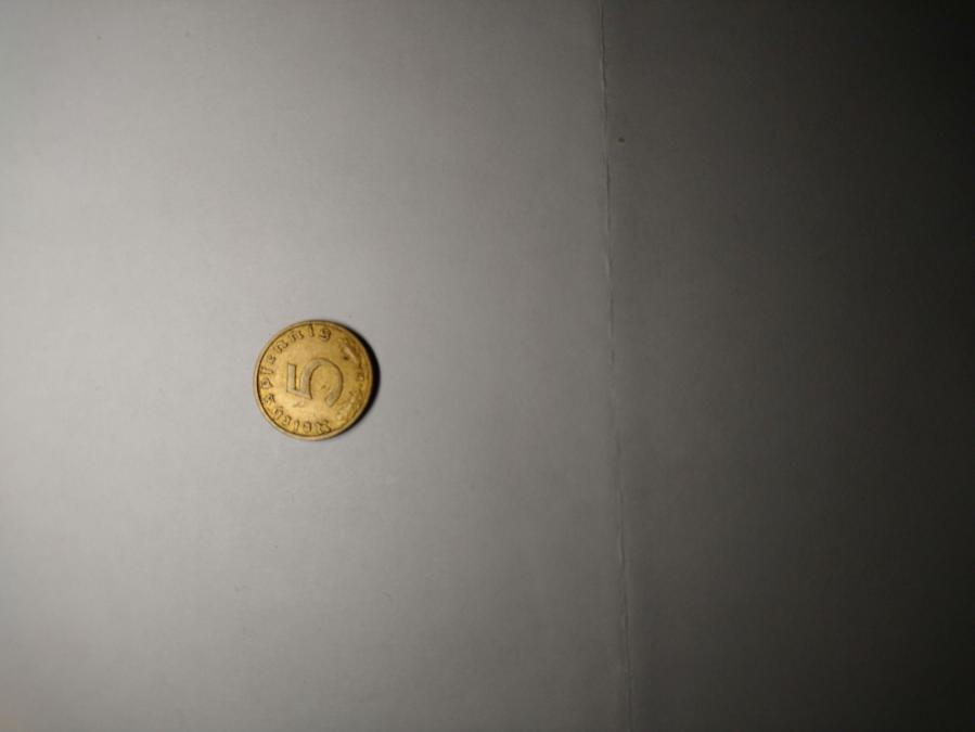 Монета 5 райхпфенинга 1939 г.