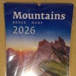 Многолистов Стенен Календар 2026 Mountains  Планини