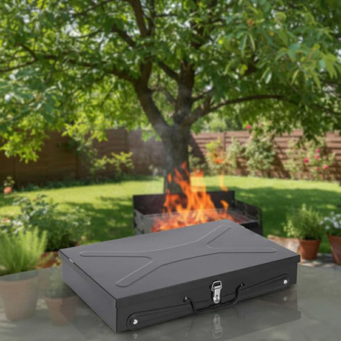 Сгъваема градинска скара за къмпинг и пикник