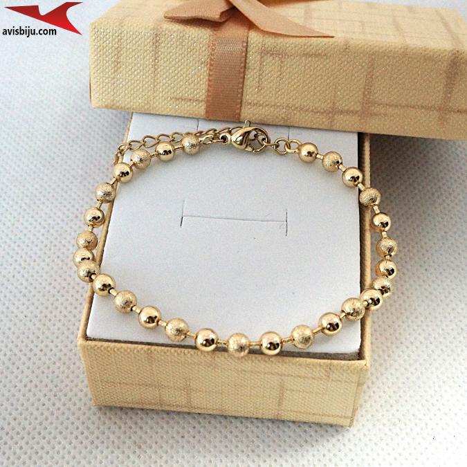 Гривна с 14К златно покритие