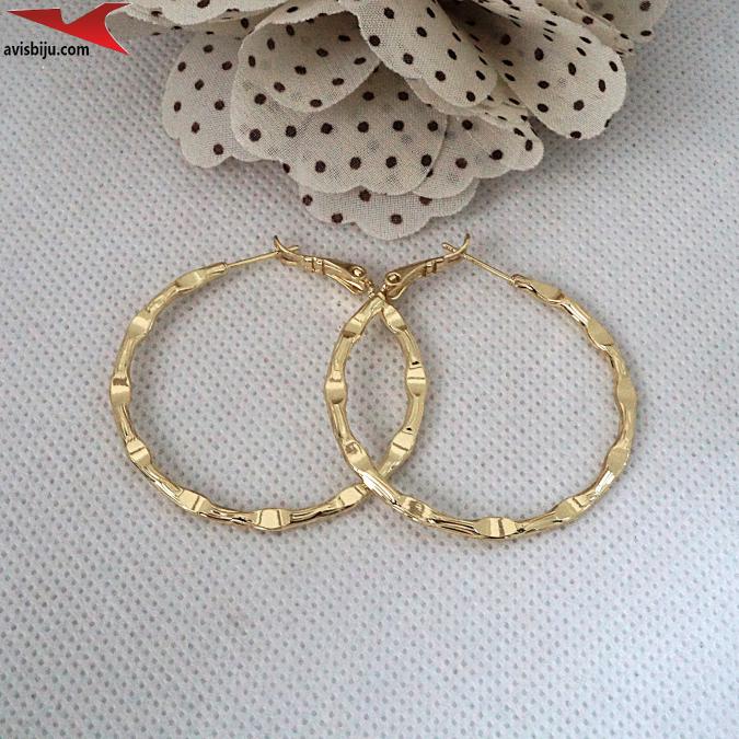 Обеци с 14К златно покритие