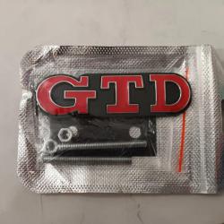 Емблема Gtd, емблема за автомобил ГТД