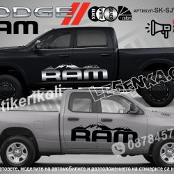 Dodge RAM стикери
