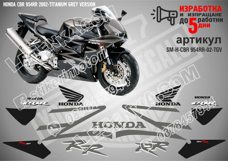 Honda CBR 954rr 2002-titanium Grey Version