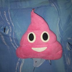 Плюшена възглавница Poop Emoji