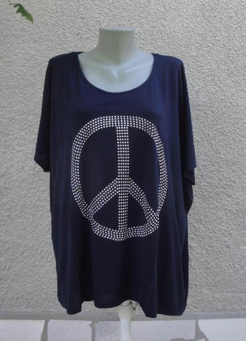 4XL Туника Janina с кристални капси