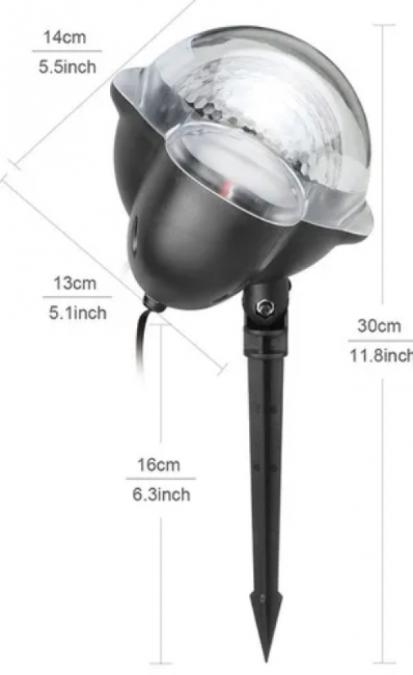 Диско лампа Snow Flower Lamp