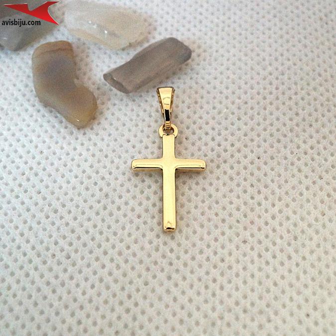 Висулка с 14К златно покритие и с цирконий