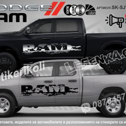 Dodge RAM стикери