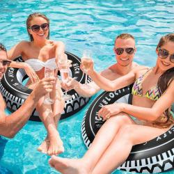 Надуваем пояс тип гума 48 см  Компактен, устойчив и готов за летни пр