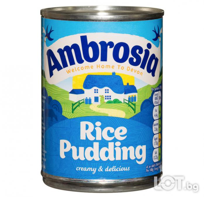 Ambrosia Rice Pudding Амброзия Оризов Пудинг 400гр