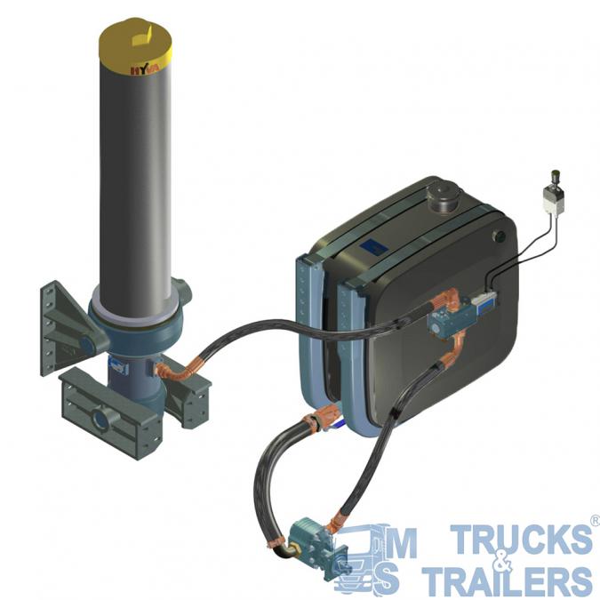Еднокръгова хидравлична система Hyva - Mercedes