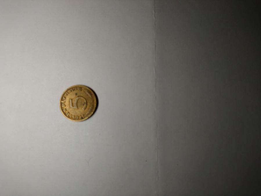 Монета 5 райхпфенинга 1938 г.