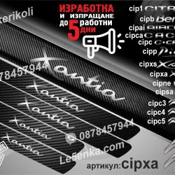 Citroen Xantia прагове от карбон