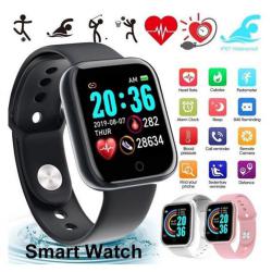 Смарт часовник smart bracelet пулс, крачки работи с всички телефони