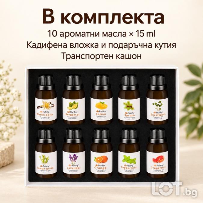 Ароматни масла Ruhhy, комплект 10  15 ml