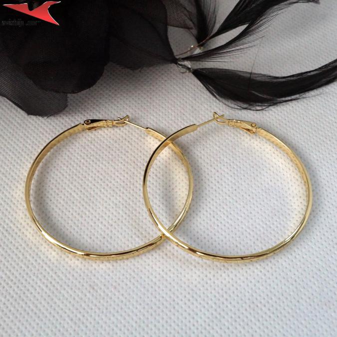 Обеци с 14К златно покритие