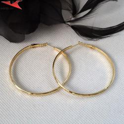 Обеци с 14К златно покритие