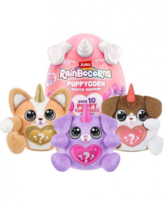 Яйце изненада -плюшена играчка Rain Bocorns - Puppycorn Surprise  10